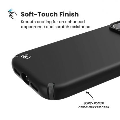 Удароустойчив хибриден кейс с Magsafe за iPhone 17 Pro - Speck Presidio 2 Pro MagSafe Case (черен-сив) 6