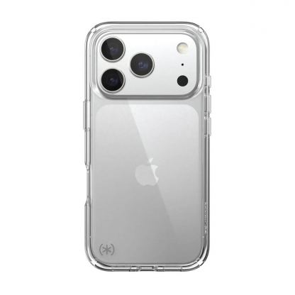 Удароустойчив хибриден кейс за iPhone 17 Pro - Speck Presidio Perfect Clear Case (прозрачен) 2