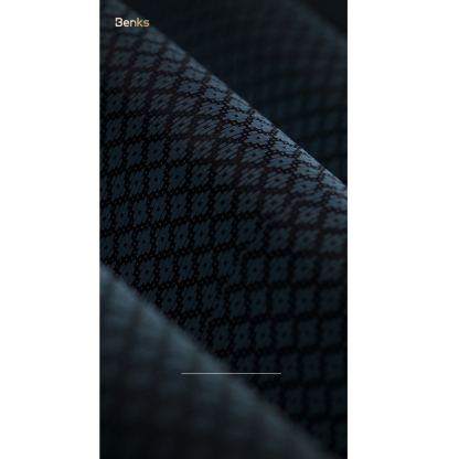 Кевларен кейс с MagSafe за iPhone 17 Pro Max - Benks ArmorGrid ArmorAir Magnetic Kevlar Metal Frame Case 600D (син) 7