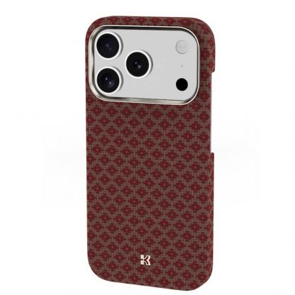 Кевларен кейс с MagSafe за iPhone 17 Pro Max - Benks ArmorGrid ArmorAir Magnetic Kevlar Metal Frame Case 600D (оранжев) 4