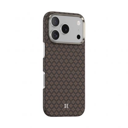 Кевларен кейс с MagSafe за iPhone 17 Pro - Benks ArmorGrid ArmorAir Magnetic Kevlar Metal Frame Case 600D (златист) 2