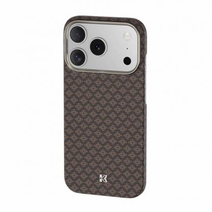 Кевларен кейс с MagSafe за iPhone 17 Pro Max - Benks ArmorGrid ArmorAir Magnetic Kevlar Metal Frame Case 600D (златист) 3