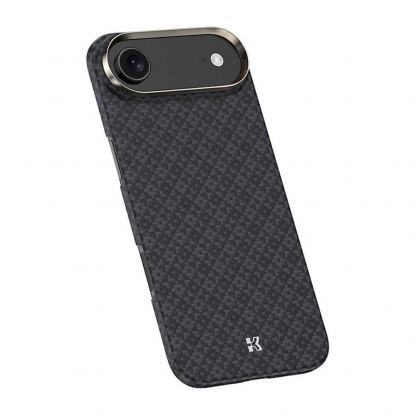 Кевларен кейс с MagSafe за iPhone 17 Air - Benks ArmorGrid ArmorAir Magnetic Kevlar Metal Frame Case 600D (черен) 3