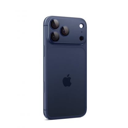 Предпазни стъклени лещи с цяла плочка за камерата на iPhone 17 Pro - Spigen Glass tR EZ Fit Optik Pro XL (син) 3
