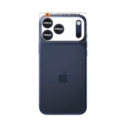 Предпазни стъклени лещи с цяла плочка за камерата на iPhone 17 Pro - Spigen Glass tR EZ Fit Optik Pro XL (син) 17