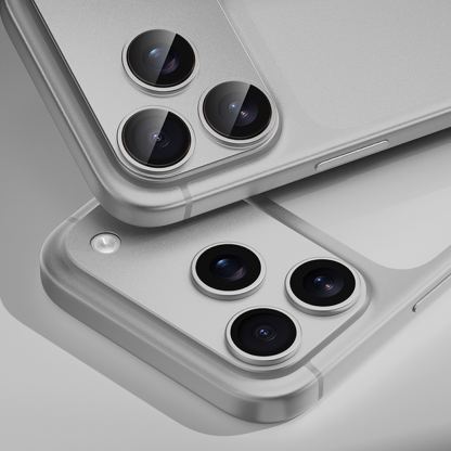 Предпазни стъклени лещи с цяла метална плочка за камерата на iPhone 17 Pro - Benks Glass Warrior Metal Lens Protector Tempered Glass (сребрист) 8