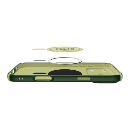 Хибриден удароустойчив кейс с висока степен на защита с MagSafe за iPhone 17 Pro Max - Spigen Nano Pop Hybrid MagSafe Case (зелен) 8