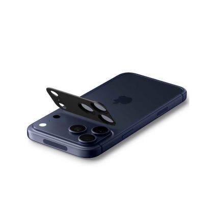 Предпазна плочка за камерата на iPhone 17 Pro Max - Spigen Glass tR EZ Fit Optik Pro XL (черен) 8