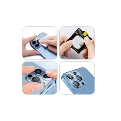 Предпазна плочка за камерата на iPhone 17 Air - Mobile Origin Easy Lens Tempered Glass Camera Lens Protector (прозрачен) 5