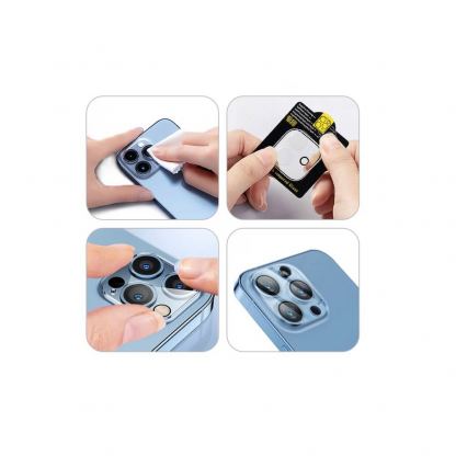 Предпазна плочка за камерата на iPhone 17 - Mobile Origin Easy Lens Tempered Glass Camera Lens Protector (прозрачен) 6