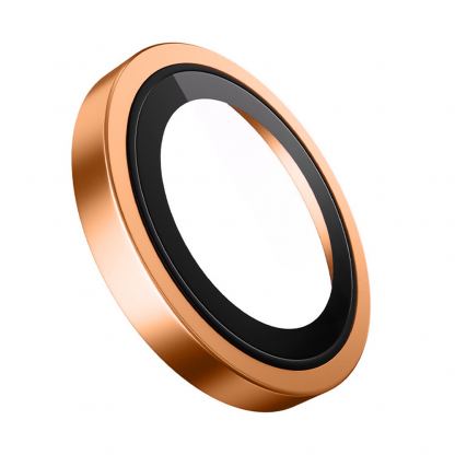 Предпазни матирани сапфирени лещи за камерата на iPhone 17 Pro, iPhone 17 Pro Max - Blueo Sapphire Anti Reflective Camera Lens Glass Protector (оранжев) 2