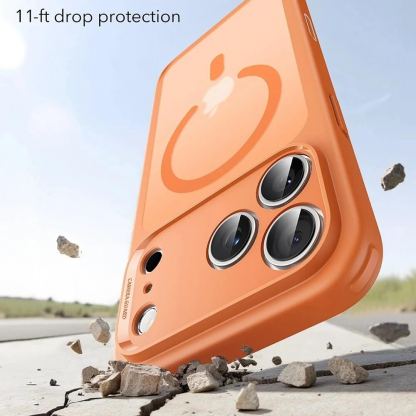 Хибриден кейс с висока степен на защита с MagSafe за iPhone 17 Pro - ESR Classic Hybrid HaloLock MagSafe Case (оранжев) 4