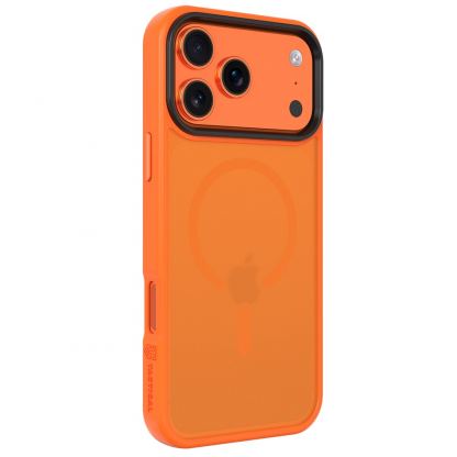  Хибриден удароустойчив кейс с MagSafe за iPhone 17 Pro Max - Tactical MagForce Hyperstealth Cover (оранжев) 2