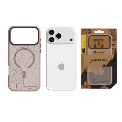  Хибриден удароустойчив кейс с MagSafe за iPhone 17 Pro Max - Tactical MagForce Hyperstealth Sika Cover (кафяв) 3