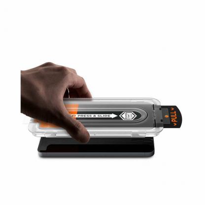 Стъклено защитно покритие за дисплея на Samsung Galaxy S25 FE - Spigen Glass tR Glas.tR EZ Fit Pro HD Tempered Glass (прозрачен) 7