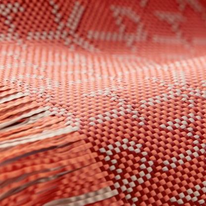 Кевларен кейс с MagSafe за iPhone 17 Pro Max - Pitaka Monogram PitaTap Aramid Ultra Slim MagSafe Case (червен) 5