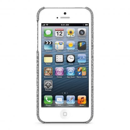 Belkin Shield Scorch Gravel - поликарбонатов кейс  за iPhone 5 (сив) 2