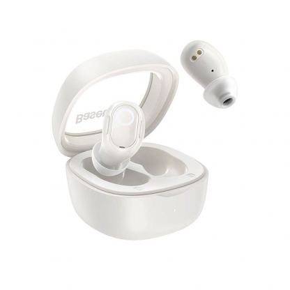 Безжични блутут слушалки със зареждащ кейс - Baseus Bowie WM02 TWS In-Ear Bluetooth Earbuds (NGTW180002) (бял) 2