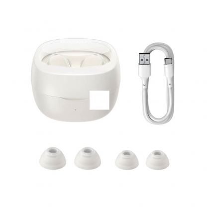 Безжични блутут слушалки със зареждащ кейс - Baseus Bowie WM02 TWS In-Ear Bluetooth Earbuds (NGTW180002) (бял) 7