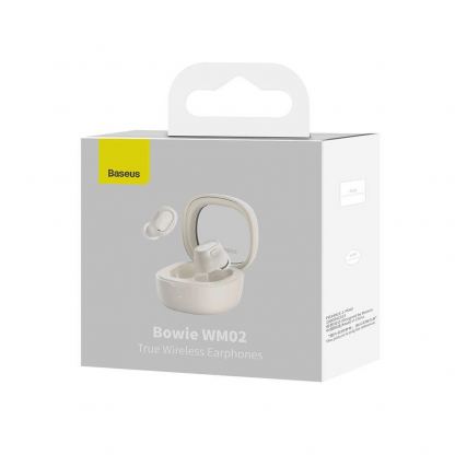 Безжични блутут слушалки със зареждащ кейс - Baseus Bowie WM02 TWS In-Ear Bluetooth Earbuds (NGTW180002) (бял) 8