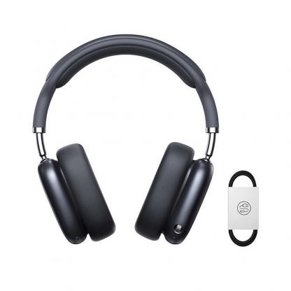 Безжични блутут слушалки с активна изолация на околния шум - Baseus Bowie H2 Bluetooth Active Noise Cancelling Headphones (тъмносив) 3