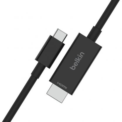 Кабел за свързване от USB-C към HDMI 8K (200 см) - Belkin Connect USB-C to HDMI 2.1, 8K 60Hz Cable (черен) 3