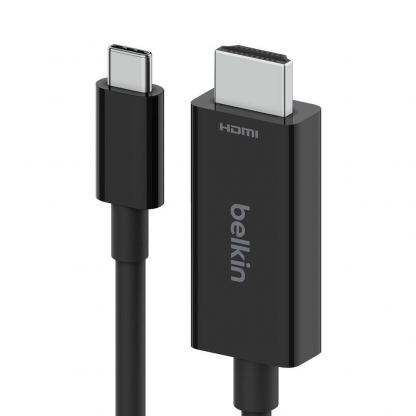 Кабел за свързване от USB-C към HDMI 8K (200 см) - Belkin Connect USB-C to HDMI 2.1, 8K 60Hz Cable (черен) 4