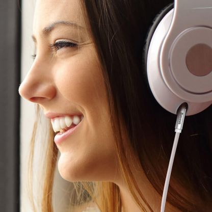 USB-C към 3.5 мм аудио кабел (120 см) - Baseus USB-C to Audio 3.5 mm Cable (черен) 11