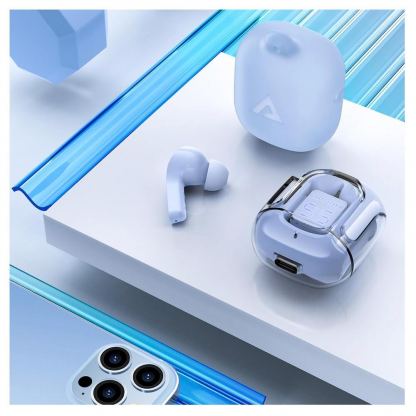 Безжични блутут слушалки със зареждащ кейс - Acefast T6 TWS In-Ear Bluetooth Earphones (син) 2
