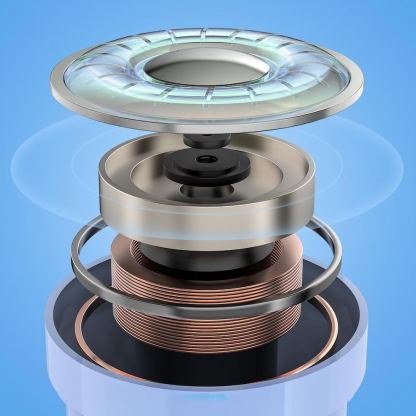 Безжични блутут слушалки със зареждащ кейс - Acefast T6 TWS In-Ear Bluetooth Earphones (син) 5