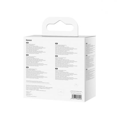 Захранване за ел. мрежа за лаптопи, смартфони и таблети с USB-A и USB-C изходи с технология за бързо зареждане и USB-C кабел - Baseus GaN 5 Pro Charger 100W (CCGP090201) (черен) 9