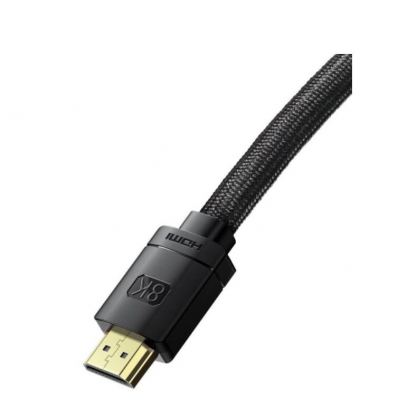 Високоскоростен 8K HDMI към HDMI кабел (200 см) (черен)  - Baseus High Definition Series HDMI 2.1, 8K 60Hz Cable 2