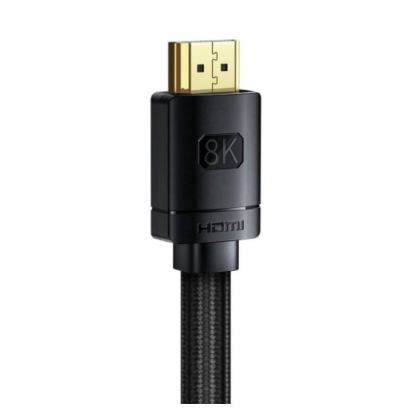Високоскоростен 8K HDMI към HDMI кабел (200 см) (черен)  - Baseus High Definition Series HDMI 2.1, 8K 60Hz Cable 3