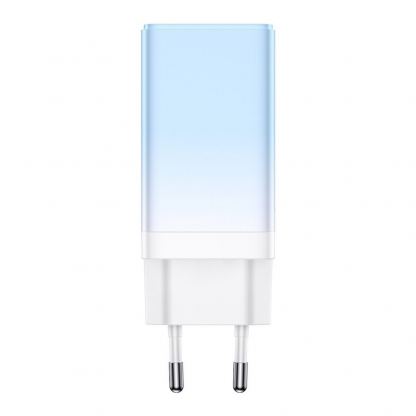 Захранване за ел. мрежа за лаптопи, смартфони и таблети с USB-A и 2xUSB-C изходи с технология за бързо зареждане и USB-C към USB-C кабел - Baseus GaN 3 Pro Fast Laptop Charger 65W (CCGP050103) (син) 7