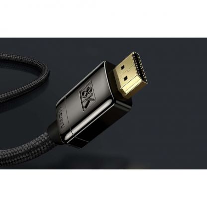 Високоскоростен 8K HDMI към HDMI кабел (100 см) - Baseus High Definition Series HDMI 2.1, 8K 60Hz Cable (черен) 9