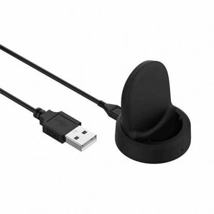 Кабел за Samsung Galaxy Watch (100 см) - Tactical USB Charging Cable (черен) 2