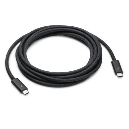 Тъндърболт 4 Pro (40Gbps) (USB-C) кабел за Apple продукти (3 м) - Apple Thunderbolt 4 Cable (черен) 2