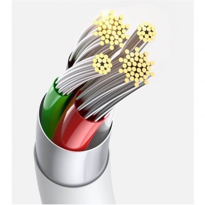 Универсален USB кабел с Lightning, microUSB и USB-C конектори (150 см) - Baseus Superior 3-in-1 USB Cable (CAMLTYS-02) (бял) 11