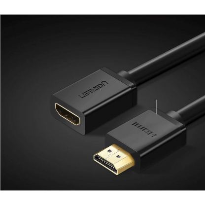Удължителен HDMI кабел (200 см) - Ugreen 4K HDMI Female to HDMI Male Extension Cable (черен) 4