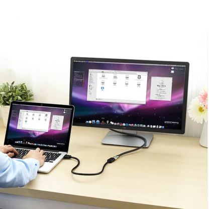 Удължителен HDMI кабел (200 см) - Ugreen 4K HDMI Female to HDMI Male Extension Cable (черен) 8