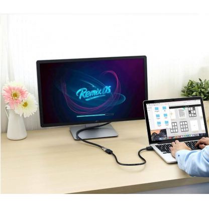 Удължителен HDMI кабел (200 см) - Ugreen 4K HDMI Female to HDMI Male Extension Cable (черен) 9