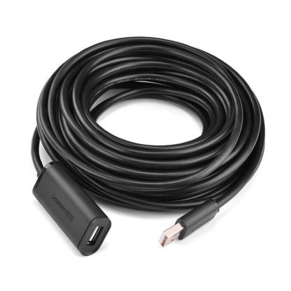 Активен удължителен USB кабел (500 см) - Ugreen Active Repeater USB-A 2.0 Male to USB-A 2.0 Female Extention USB Cable (черен) 8