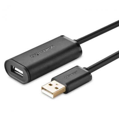 Активен удължителен USB кабел (500 см) - Ugreen Active Repeater USB-A 2.0 Male to USB-A 2.0 Female Extention USB Cable (черен) 11