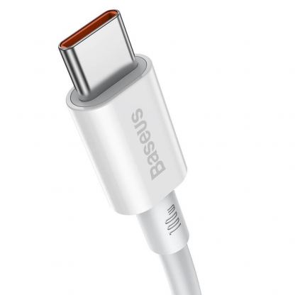 Здрав кабел за бързо зареждане за устройства с USB-C порт (200 см) - Baseus Superior USB-C to USB-C Cable PD 2.0 100W (CATYS-C02) (бял) 2