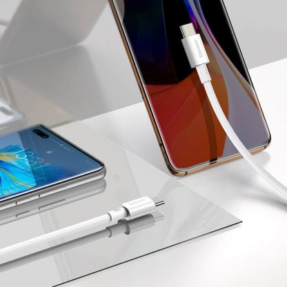 Здрав кабел за бързо зареждане за устройства с USB-C порт (200 см) - Baseus Superior USB-C to USB-C Cable PD 2.0 100W (CATYS-C02) (бял) 14