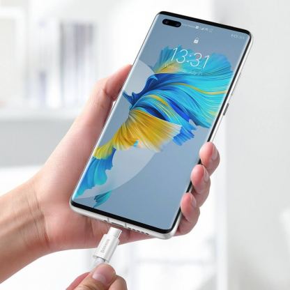 Здрав кабел за бързо зареждане за устройства с USB-C порт (200 см) - Baseus Superior USB-C to USB-C Cable PD 2.0 100W (CATYS-C02) (бял) 16