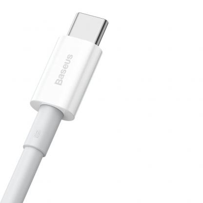 USB-C кабел с бързо зареждане за устройства с USB-C порт (200 см) - Baseus Superior USB-A to USB-C Cable 66W (CATYS-A02) (бял)  4