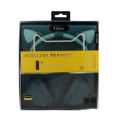 Безжични блутут слушалки, подходящи за деца - Catear CA-028 BT Kids Wireless On-Ear Headphones (тъмносин) 2