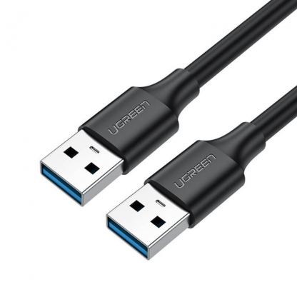 Здрав USB кабел (мъжко-мъжко) (50 см) - Ugreen USB-A 3.0 Male to USB-A 3.0 Male USB Cable (черен) 8
