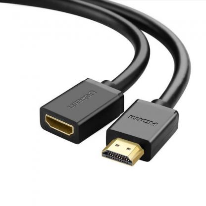 Удължителен HDMI кабел (50 см) - Ugreen 4K HDMI Female to HDMI Male Extension Cable (черен) 8